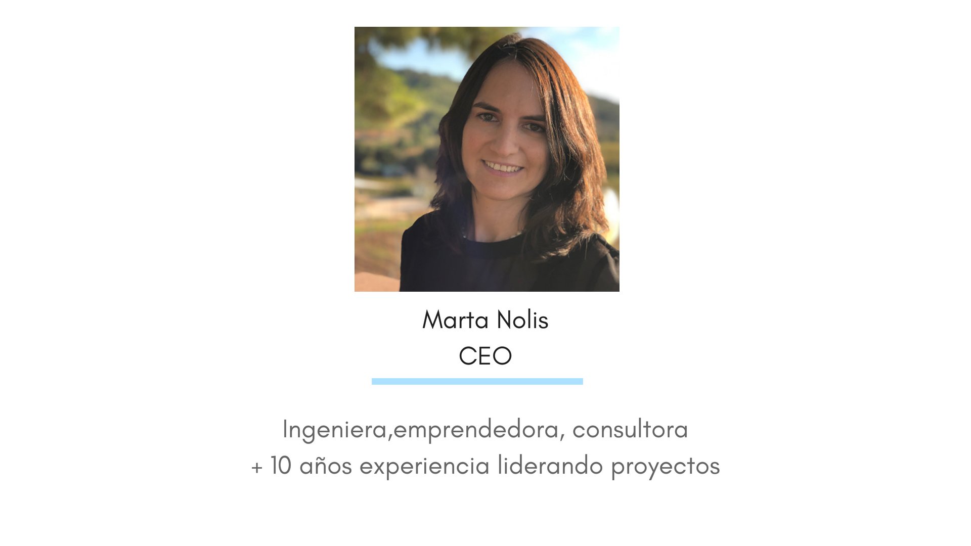 Marta Nolis - CEO
